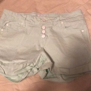 Mint shorts